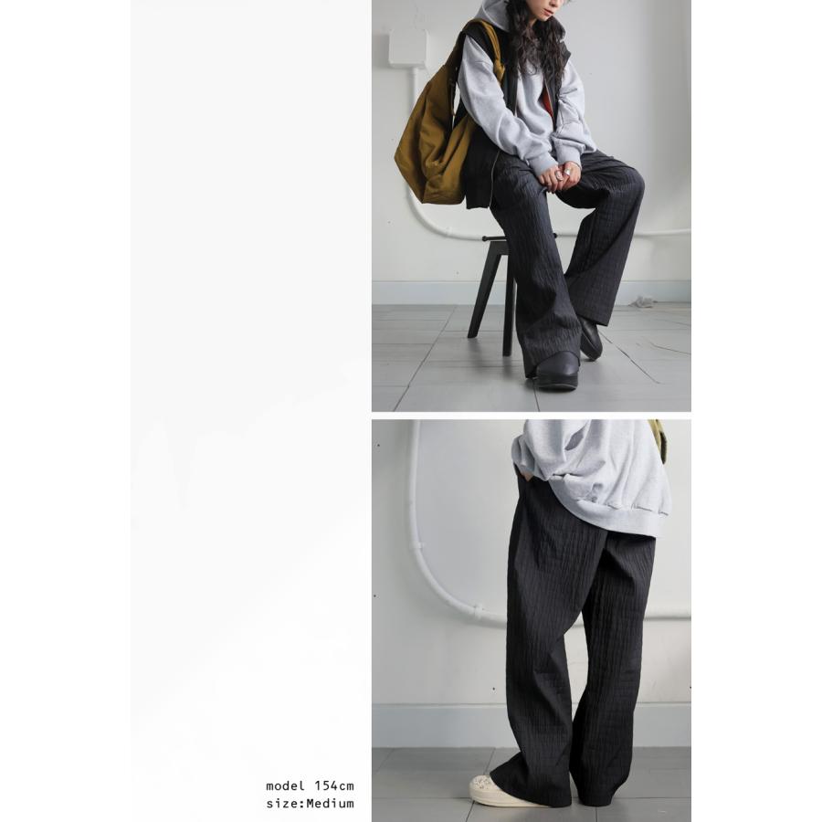 antiqua（アンティカ） シワ加工パンツ パンツ レディース ボトムス