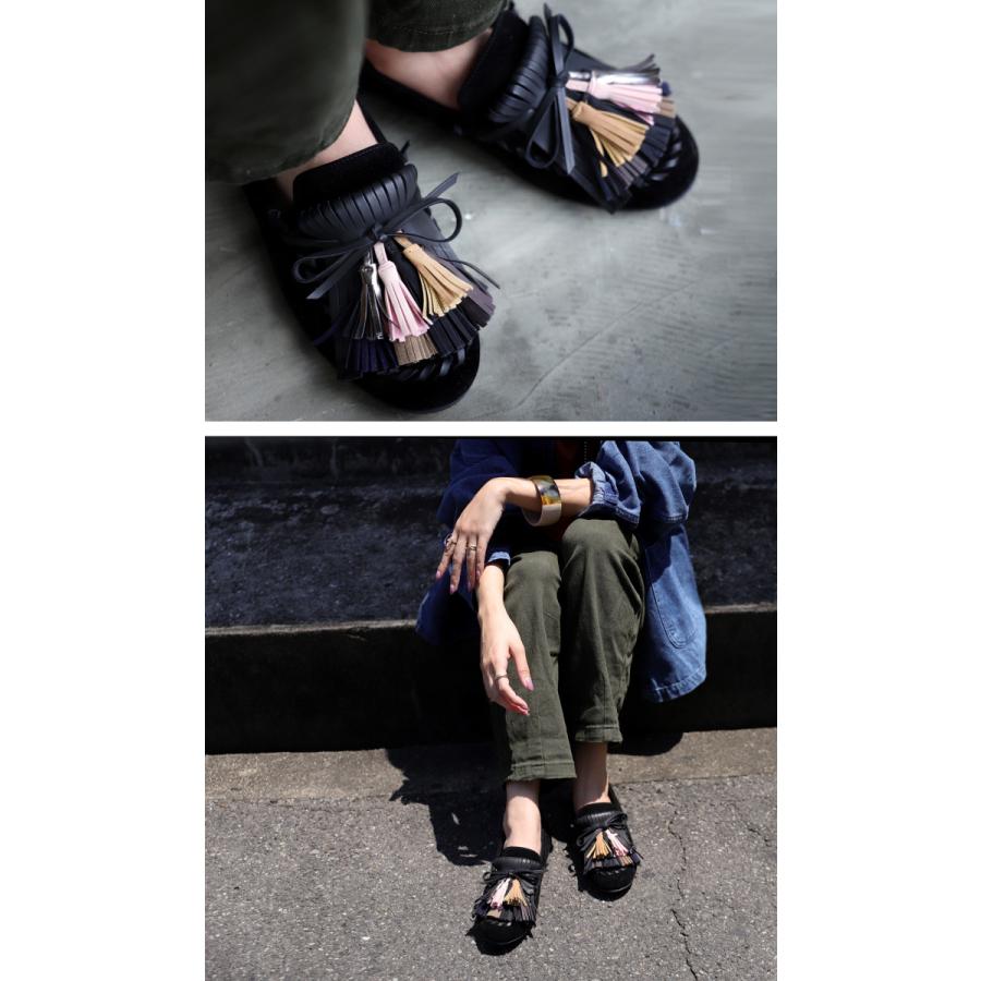 antiqua（アンティカ） タッセルモカシン 靴 レディース モカシン 異