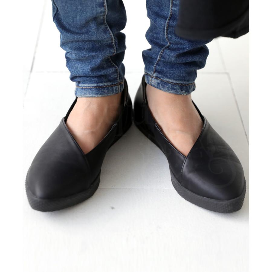 antiqua（アンティカ） サイドゴア スニーカーパンプス レディース 靴