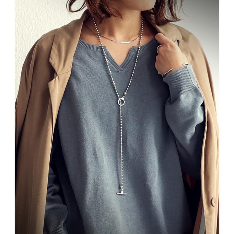 antiqua（アンティカ） アクセ送料無料 ボールチェーンネックレス