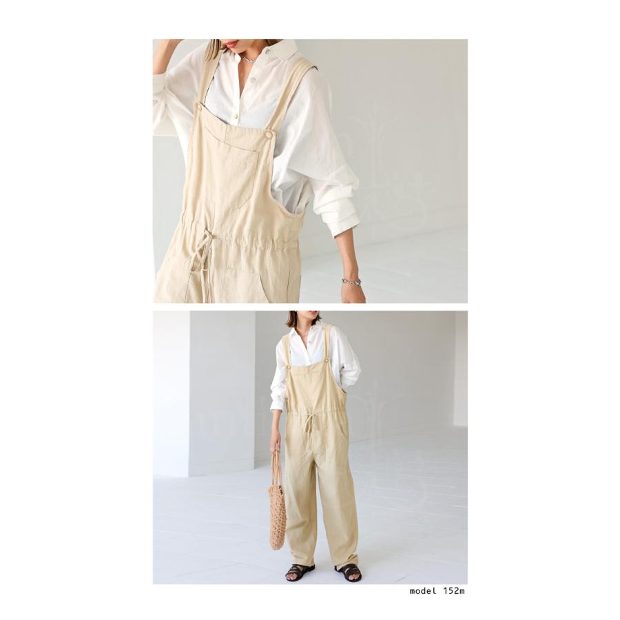 美品　TICCA　ティッカ　麻オーバーオール　リネンサロペット　オールインワン TICCA /リネンコンビ ネゾン | TICCA | ハリウッドランチマーケット