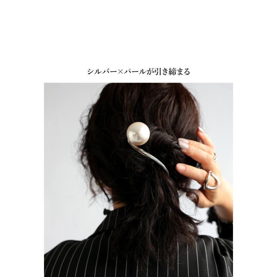 パール付ヘアピン ヘアアクセサリー レディース ヘアピン・5月9日10時〜発売。メール便不可｜antiqua｜08