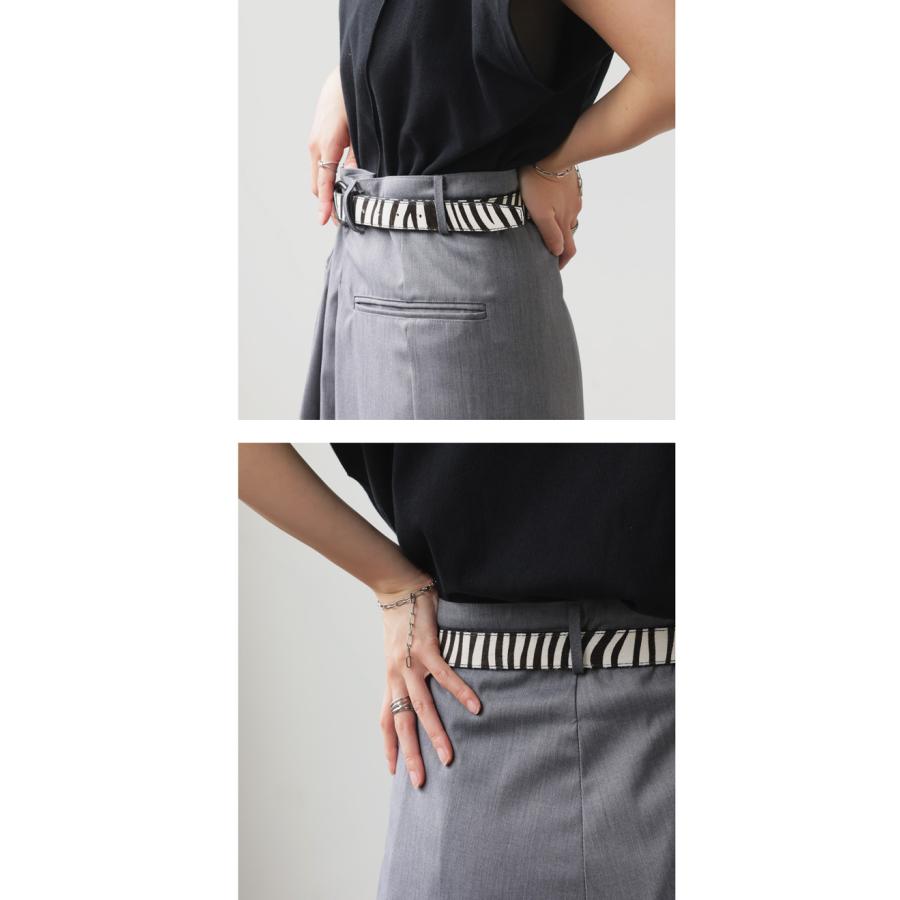 jaded London ゼブラ柄レザーベルト JADED LONDON ゼブラ ベルト Zebra Belt 関税配送料込 (JADED LONDON