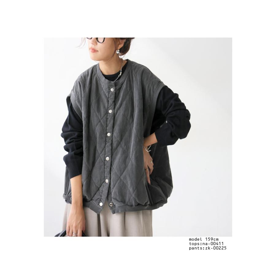 antiqua（アンティカ） キルティングベスト レディース トップス ノー