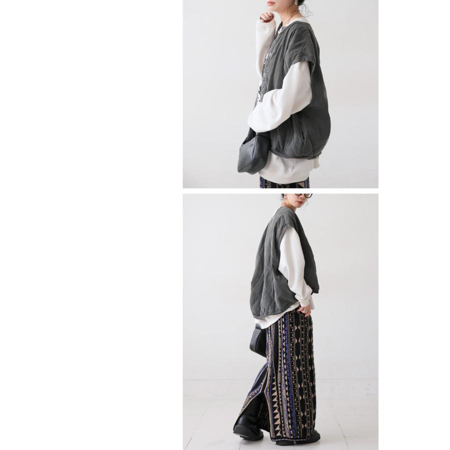 antiqua（アンティカ） キルティングベスト レディース トップス ノー