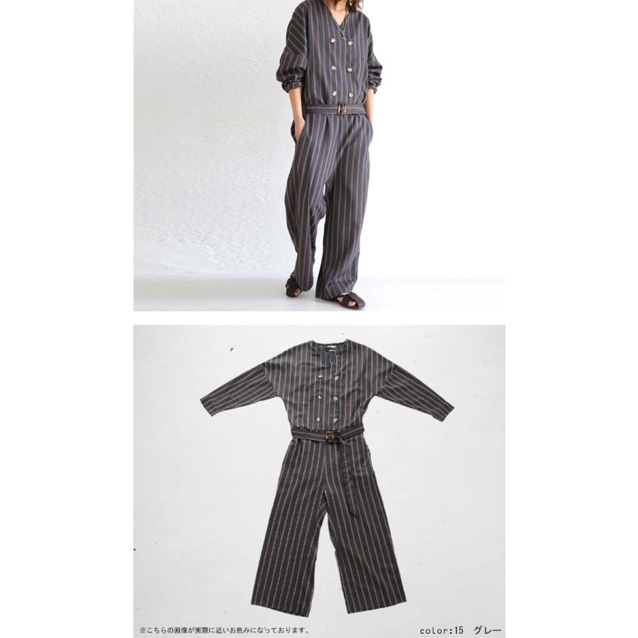 サロペット・オーバーオール・オールインワン loin. long sleeve all in one antiqua（アンティカ） サロペット サロペ 長袖 レディース