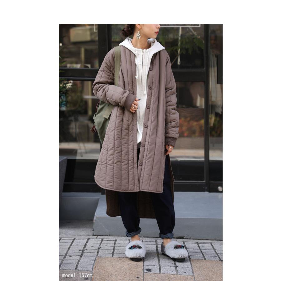 antiqua（アンティカ） アウター コート レディース ノーカラー