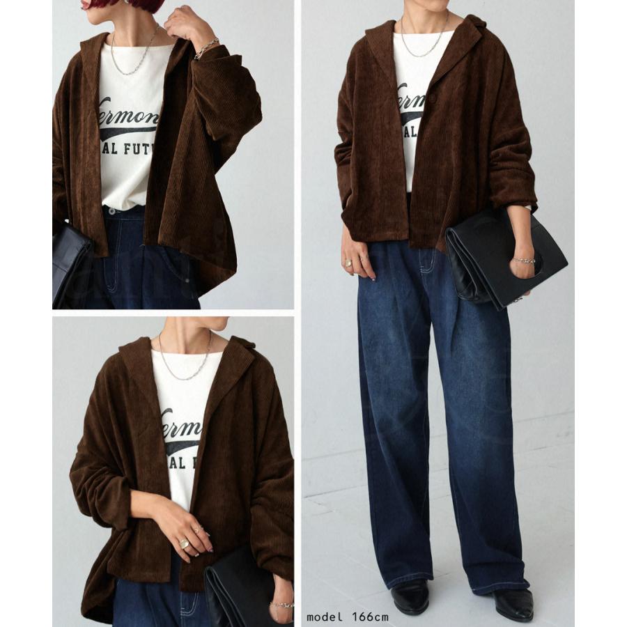 antiqua（アンティカ） コーデュロイジャケット ジャケット レディース