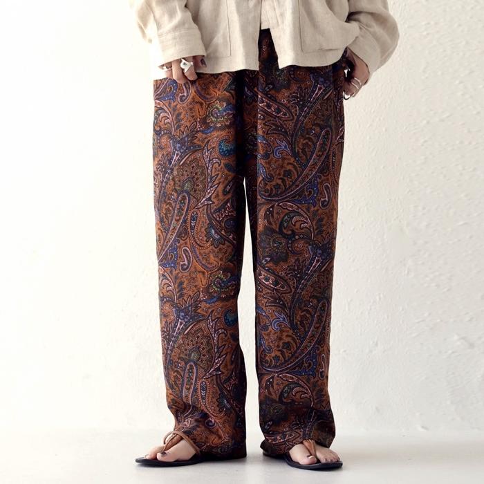 ペイズリー柄パンツ パンツ レディース ボトムス 送料無料 再再販 メール便不可 Pk 006 Antiqua アンティカ 通販 Yahoo ショッピング
