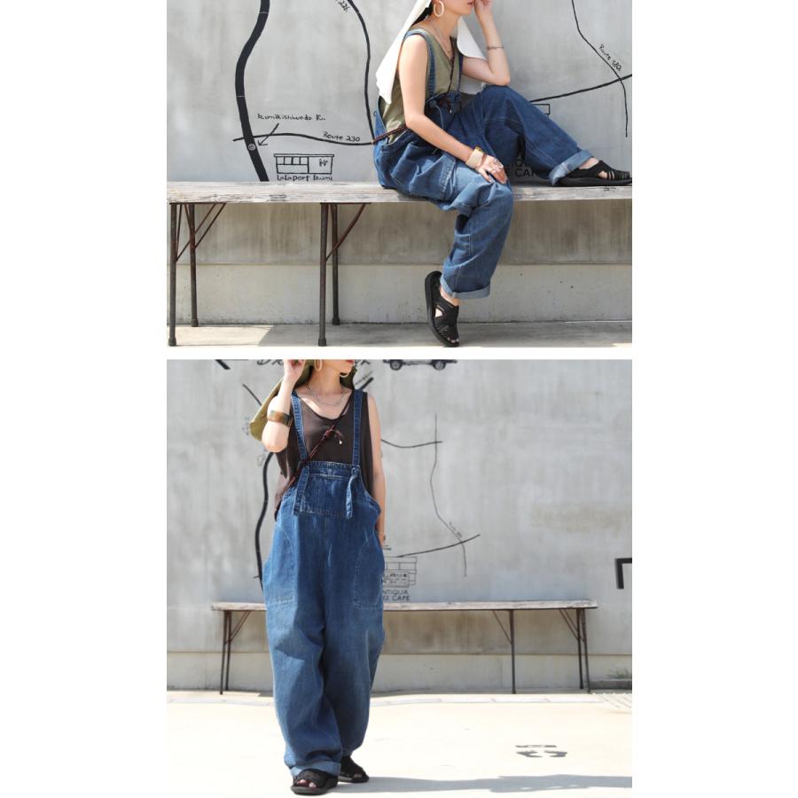 antiqua（アンティカ） デニムサロペット サロペット レディース