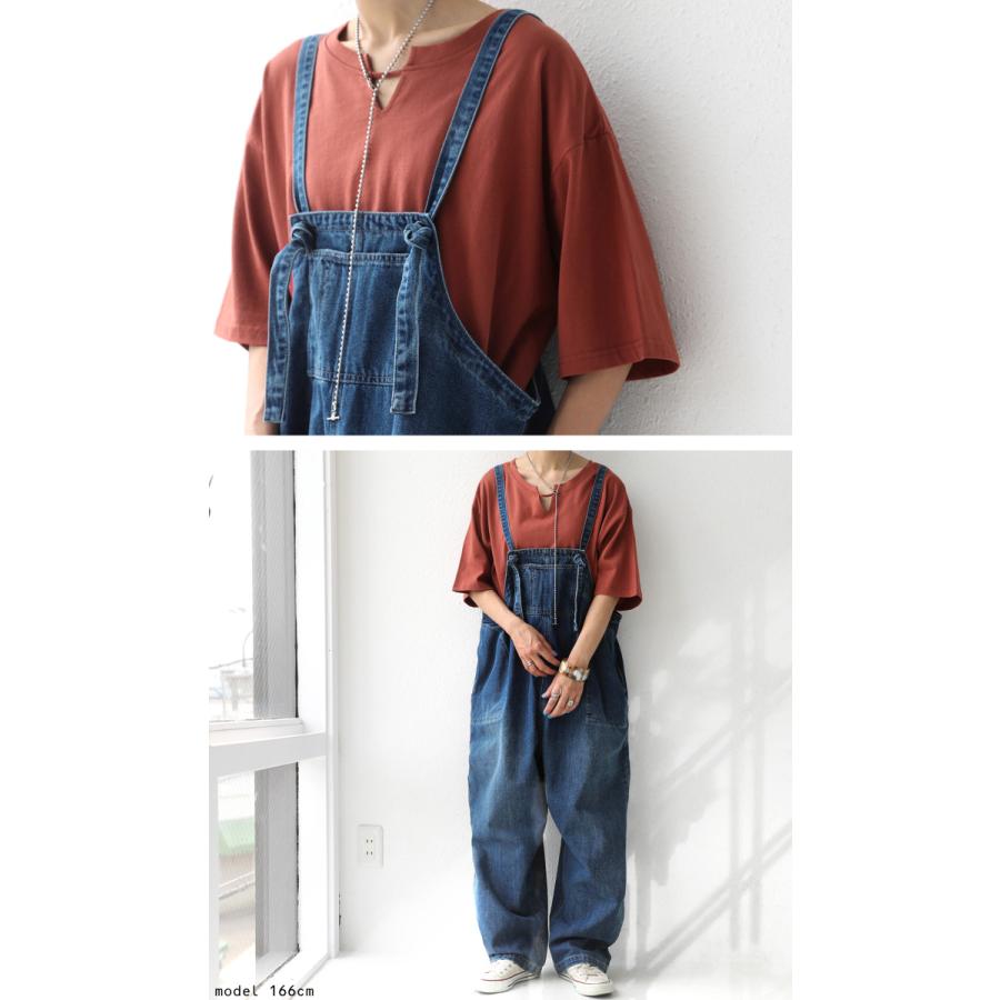 anunk デニムサロペット antiqua（アンティカ） デニムサロペット サロペット レディース