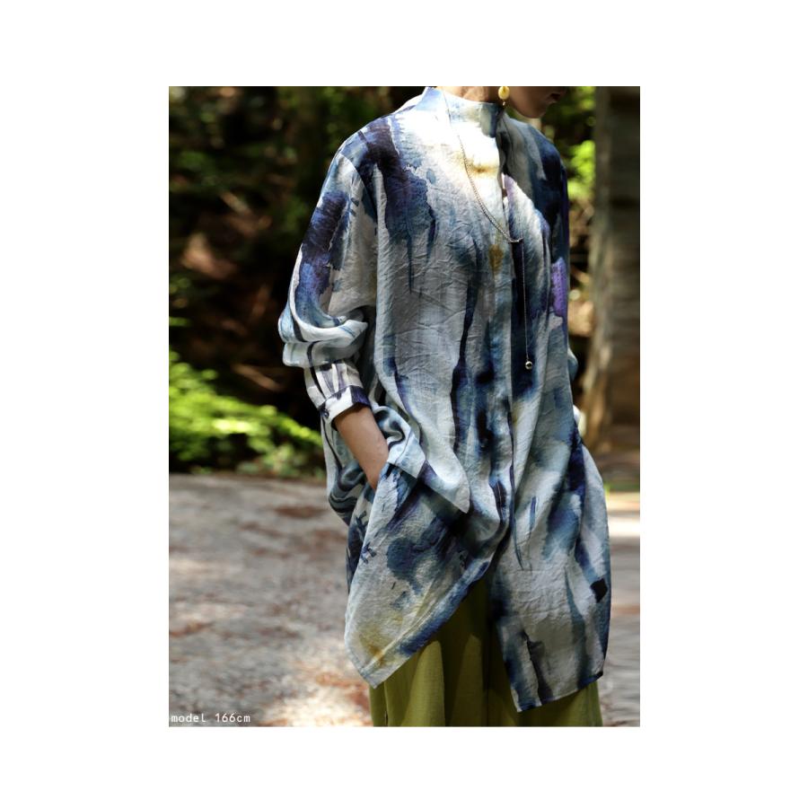 antiqua（アンティカ） 再入荷予定有!アート柄シャツ シャツ