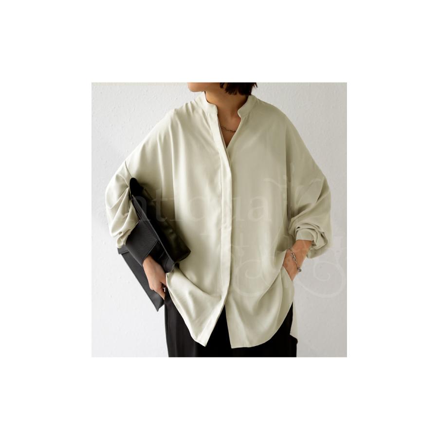 antiqua（アンティカ） スキッパーシャツ レディース トップス 長袖