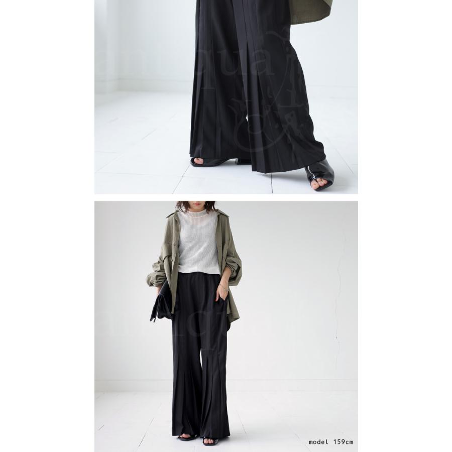 antiqua プリーツフレアパンツ パンツ レディース ボトムス 送料 antiqua プリーツフレアパンツ パンツ レディース ボトムス 送料