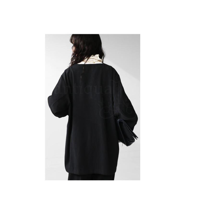 antiqua（アンティカ） ジャケット風プルオーバー レディース トップス 