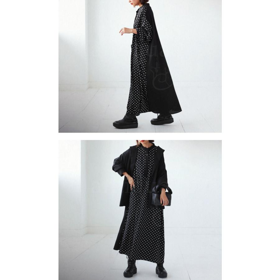 antiqua ドットワンピース ワンピース レディース ロング 送料