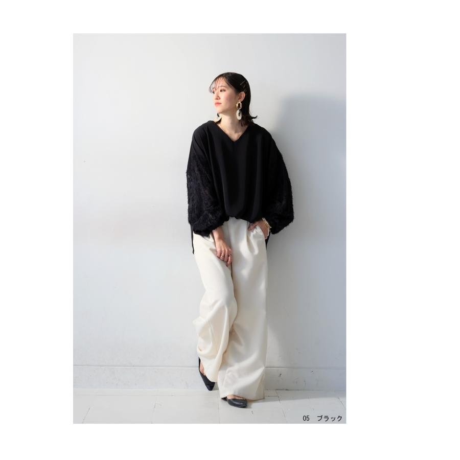 antiqua（アンティカ） 異素材トップス ブラウス レディース トップス