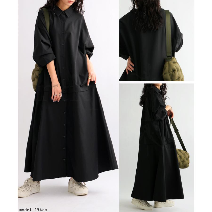 antiqua 2WAY シャツワンピース ワンピース レディース 長袖 antiqua 2WAY シャツワンピース ワンピース レディース 長袖