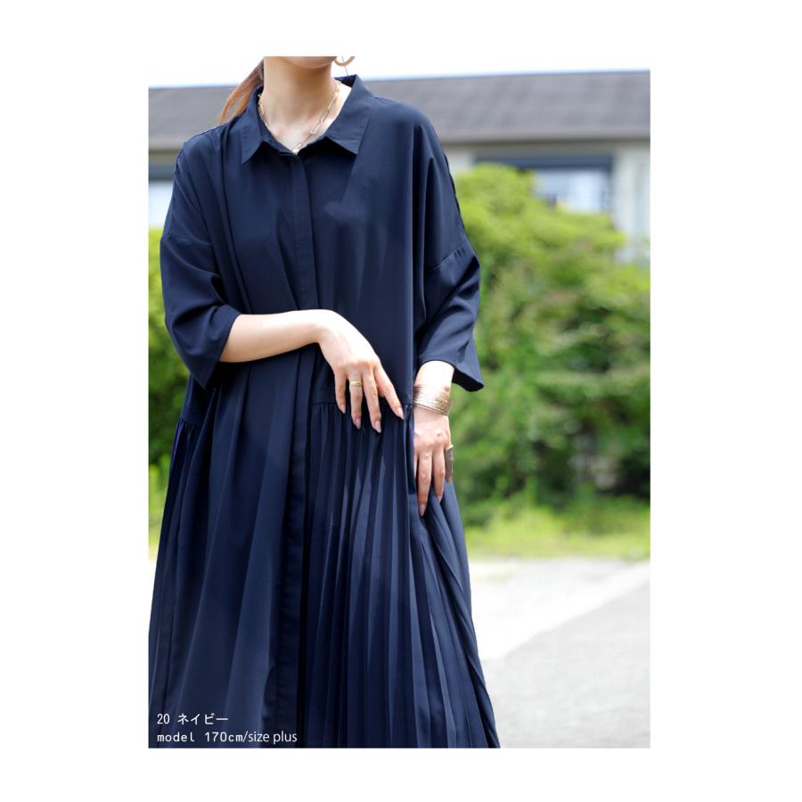 antiqua（アンティカ） アシメプリーツワンピ ワンピース レディース