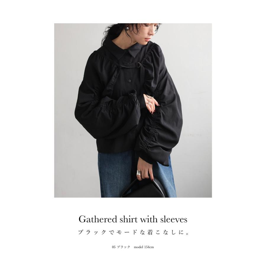 antiqua（アンティカ） 付け袖付きシャツ シャツ レディース 2点セット