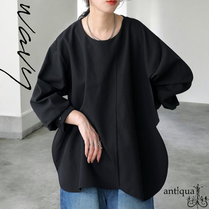antiqua（アンティカ） ウェーブデザイントップス レディース トップス