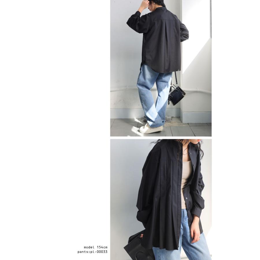 antiqua（アンティカ） プリーツシャツ シャツ レディース トップス