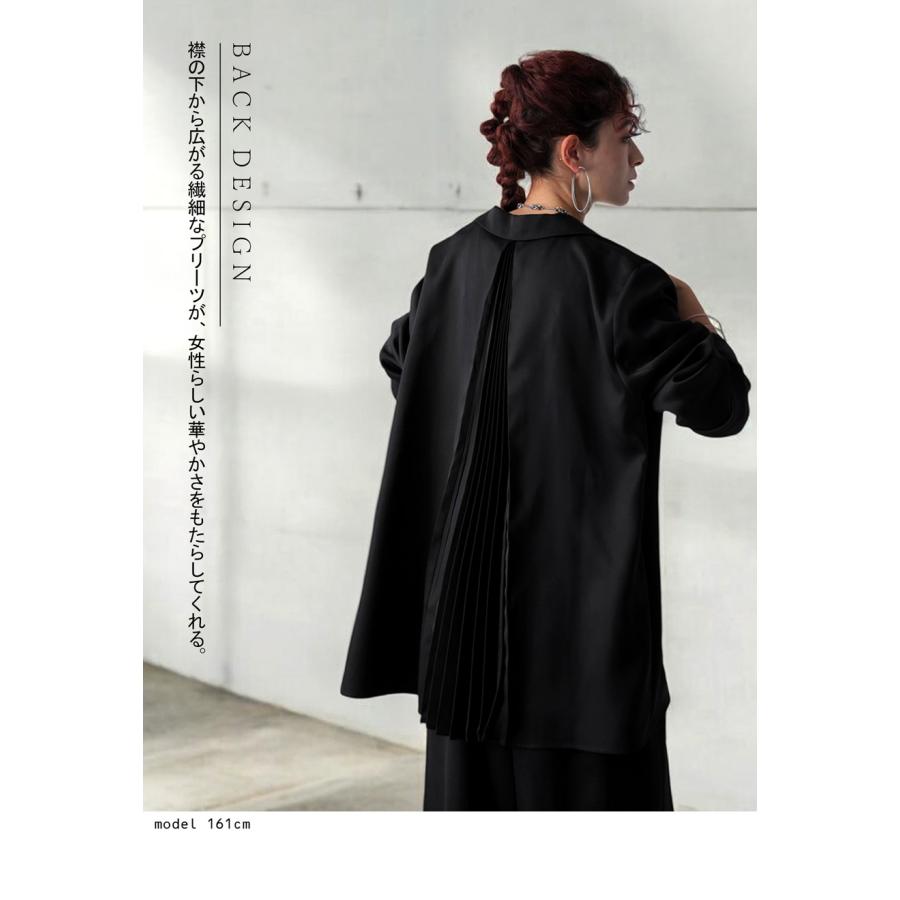 ✨️新品✨️antiquaアンティカ プリーツジャケット ブラック F antiqua（アンティカ） プリーツジャケット ジャケット レディース