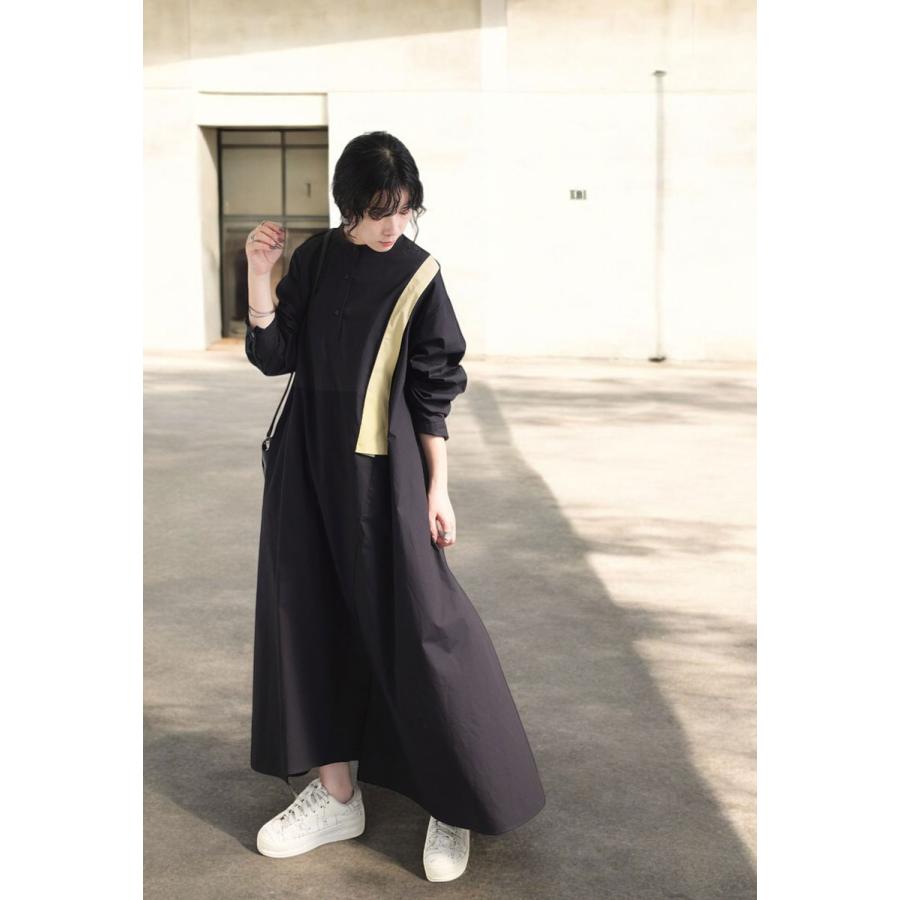 antiqua（アンティカ） ライン切り替えワンピース ワンピース