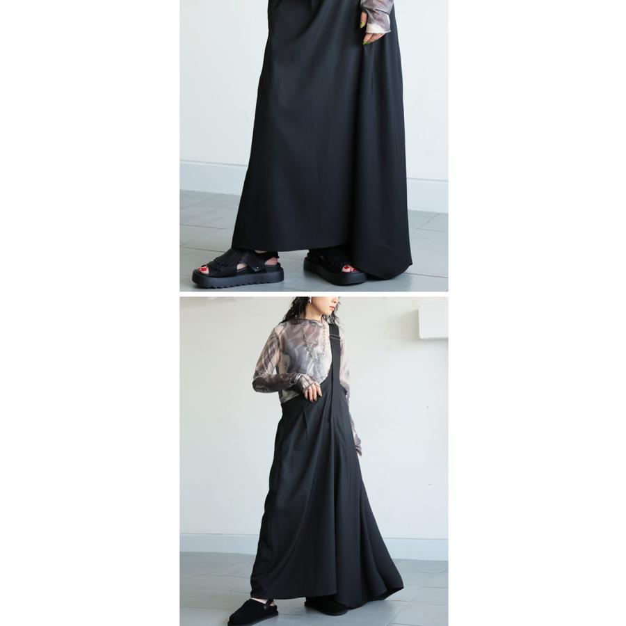 antiqua（アンティカ） アシンメトリーサロペットワンピース