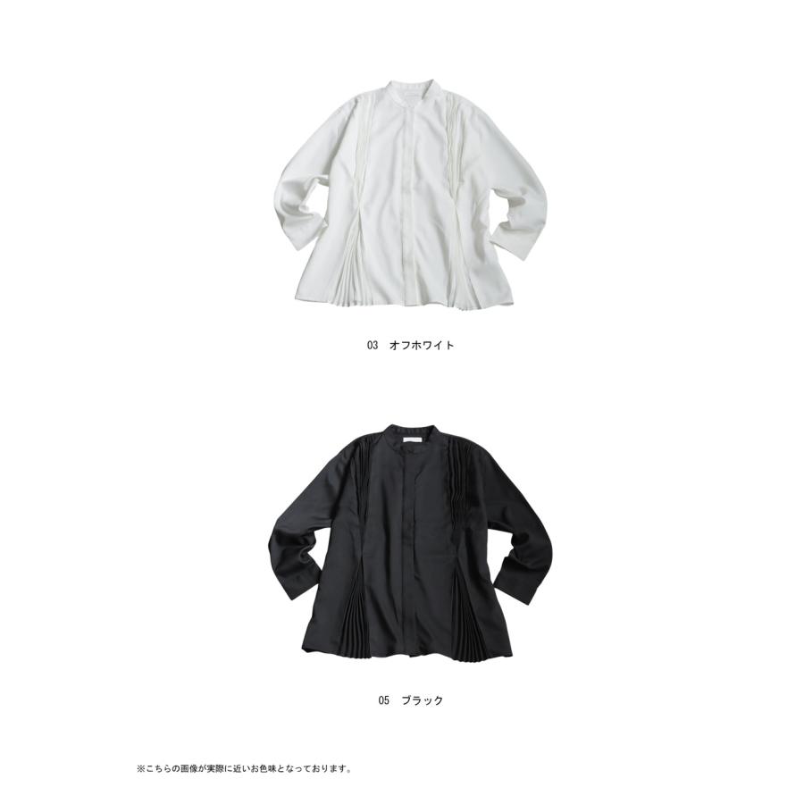 antiqua（アンティカ） プリーツタックシャツ レディース トップス