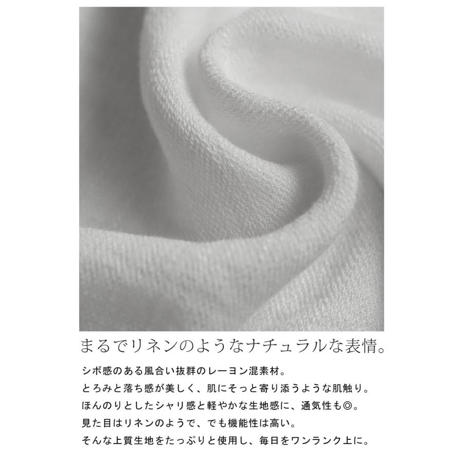 予約8月下旬納期  リネンライク シャツ レディース 半袖 バンドカラー 送料無料 ・ 再入荷 80ptメール便可 | antiqua | 26
