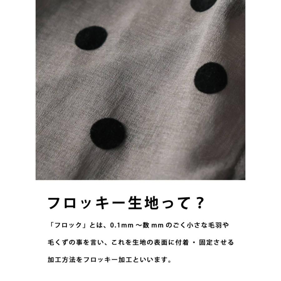 antiqua（アンティカ） ドット柄 シアーシャツ レディース 長袖 シャツ