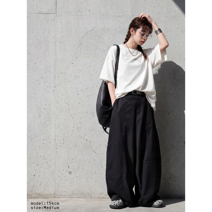 antiqua（アンティカ） ワイドパンツ レディース パンツ ロング 無地