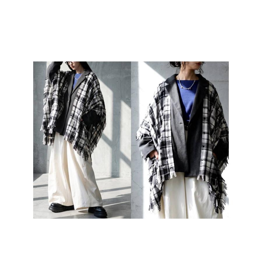 antiqua（アンティカ） 予約会10月中旬納期 ポンチョジャケット