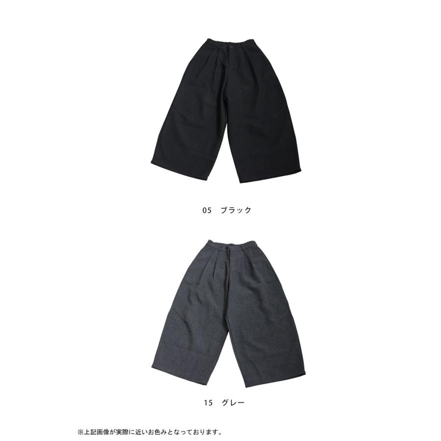 antiqua（アンティカ） タック ワイドパンツ レディース ボトムス