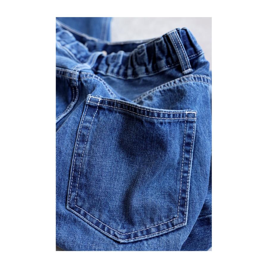 デニムパンツ レディース ロング 綿100％ 無地 送料無料・再入荷 メール便不可 | antiqua | 15