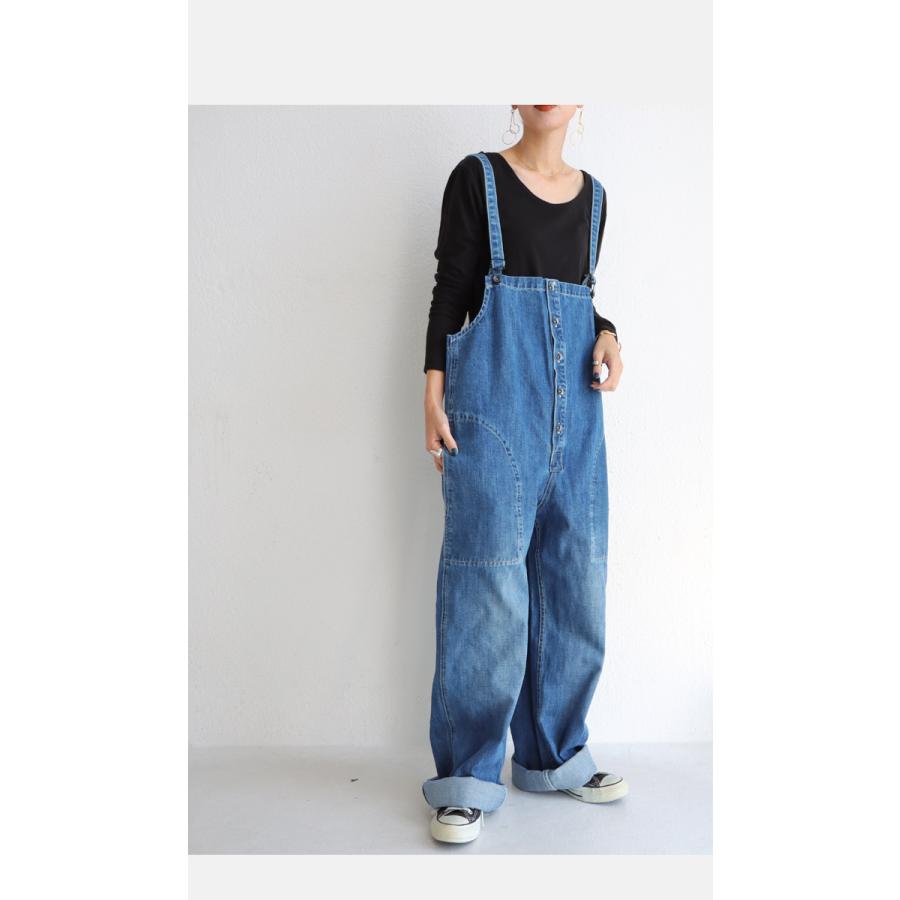 antiqua（アンティカ） デニムサロペット サロペットパンツ レディース