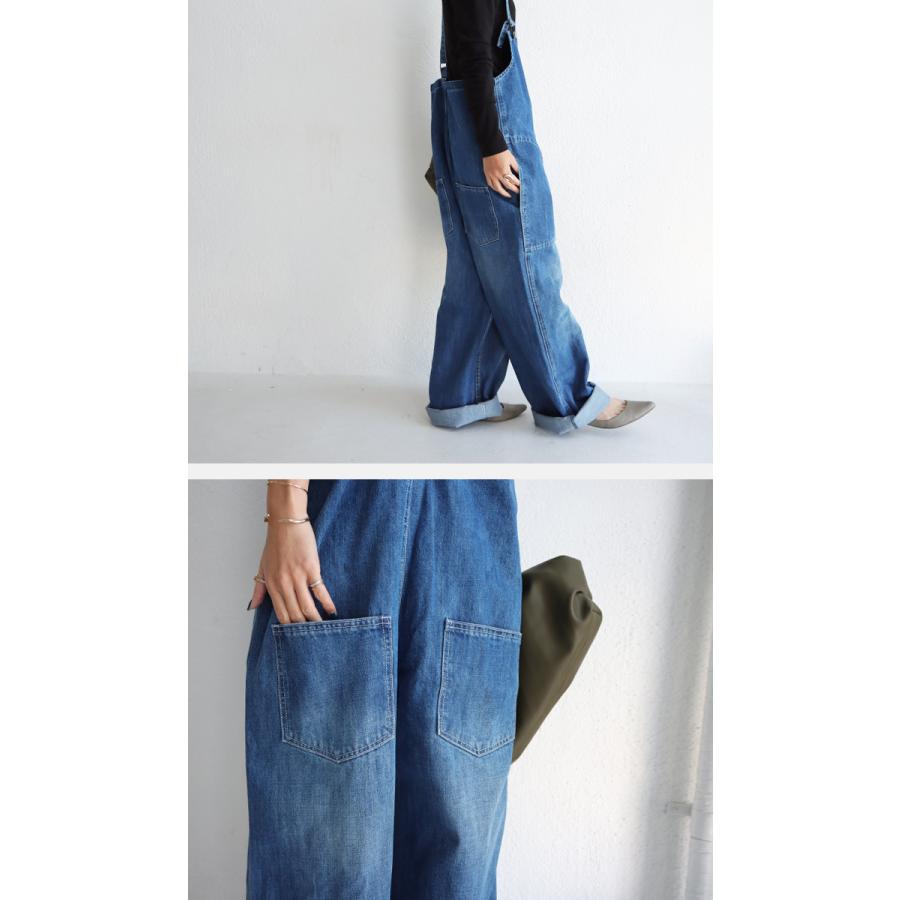 antiqua（アンティカ） デニムサロペット サロペットパンツ レディース