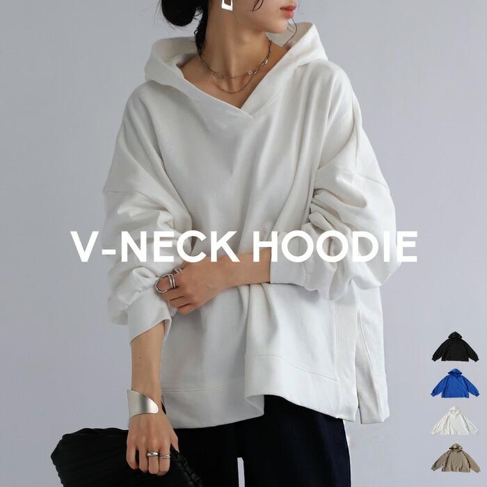 antiqua（アンティカ） ミニ裏毛パーカー パーカー レディース