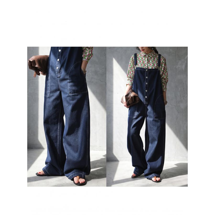 antiqua（アンティカ） デニム サロペット レディース オールインワン