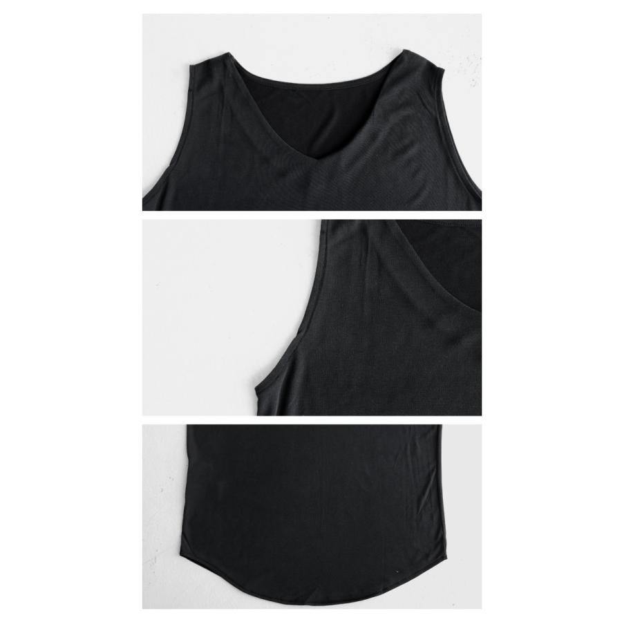 タンクトップ レディース おしゃれ 夏 ノースリーブ タンク カットソー Vネックとろみタンクトップ 再再販 30ptメール便可 Pn 000 Antiqua 通販 Yahoo ショッピング