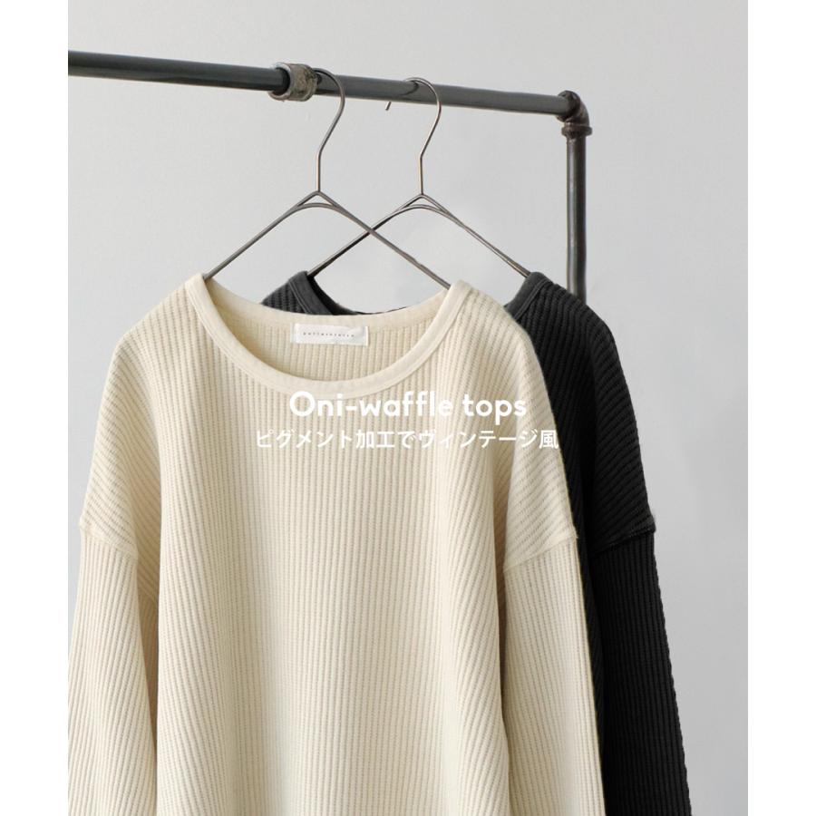 antiqua オニワッフルトップス ロンT レディース トップス 長袖 antiqua オニワッフルトップス ロンT レディース トップス 長袖