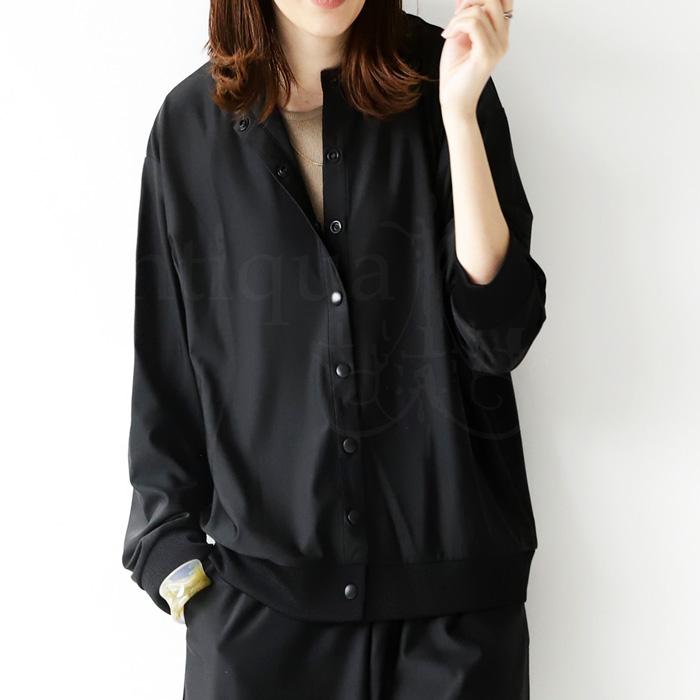 【希少】バックラッシュ/コットン×インディアンゴートレザーカーディガン/ブラック Venus 綿カーディガン12G〈ライン入り〉ハイゲージ（薄手