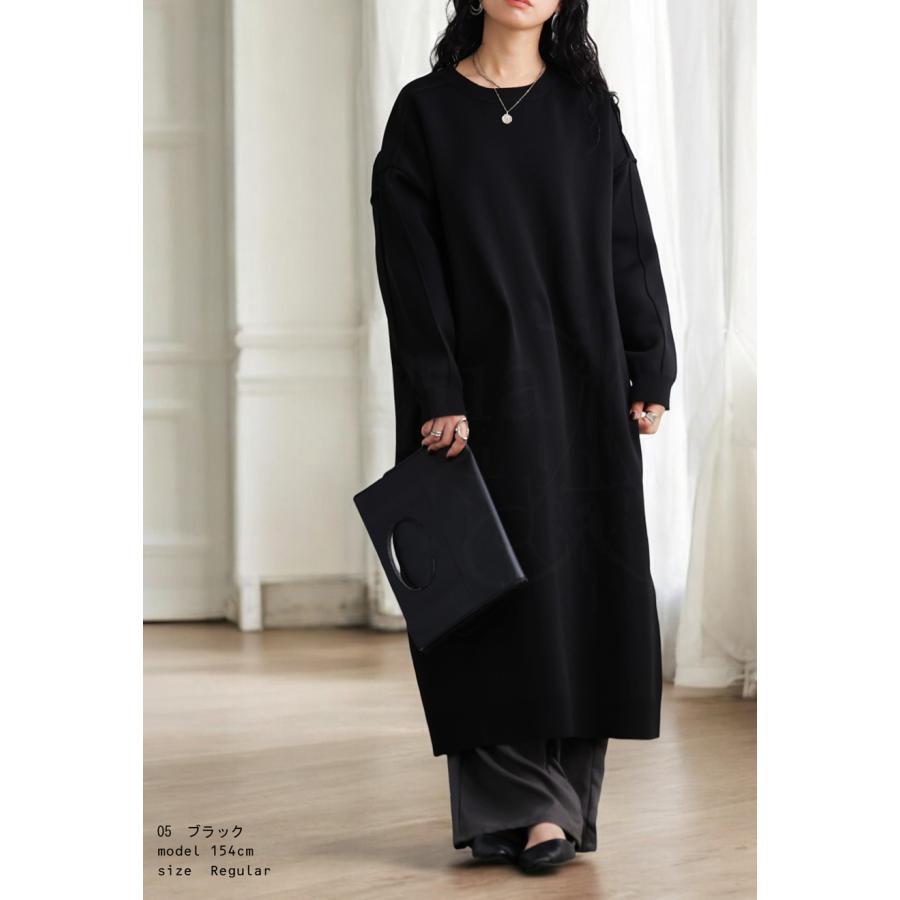 antiqua（アンティカ） スポンジニットワンピース ワンピース