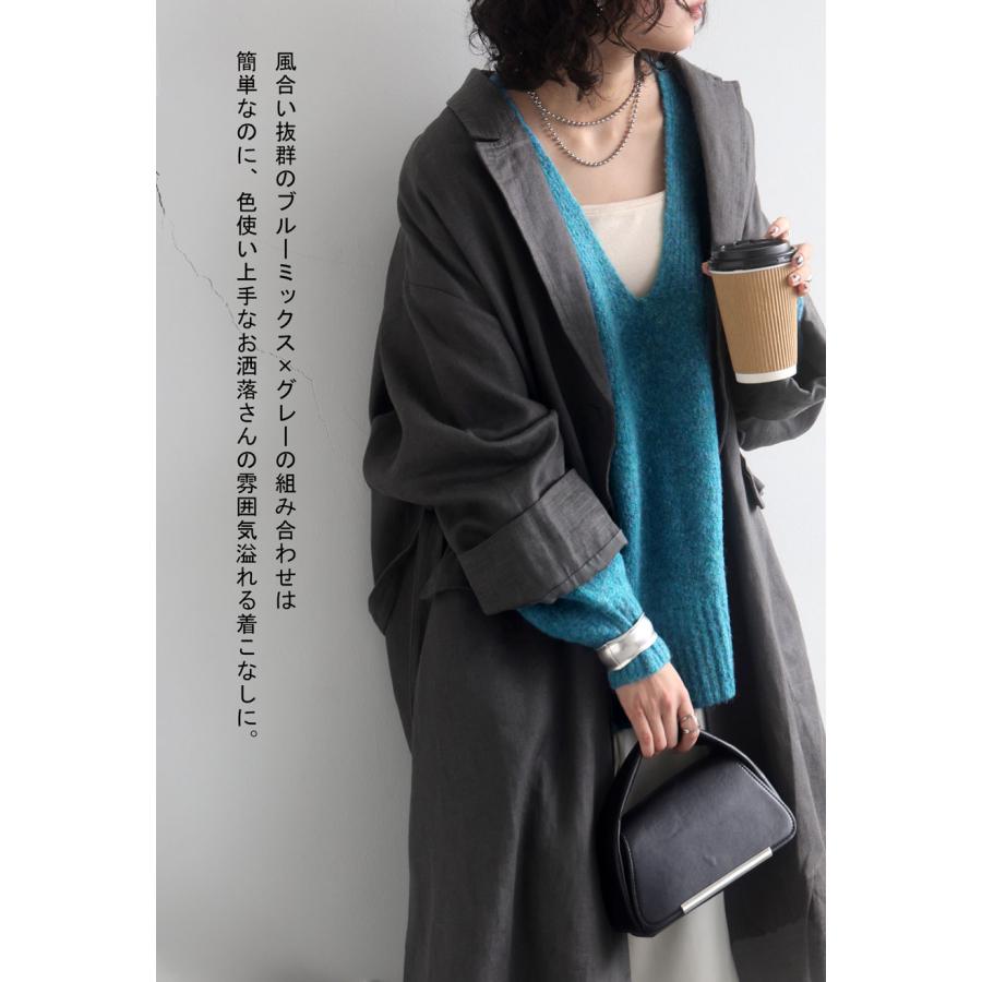 antiqua（アンティカ） Vネックニット ニット レディース トップス