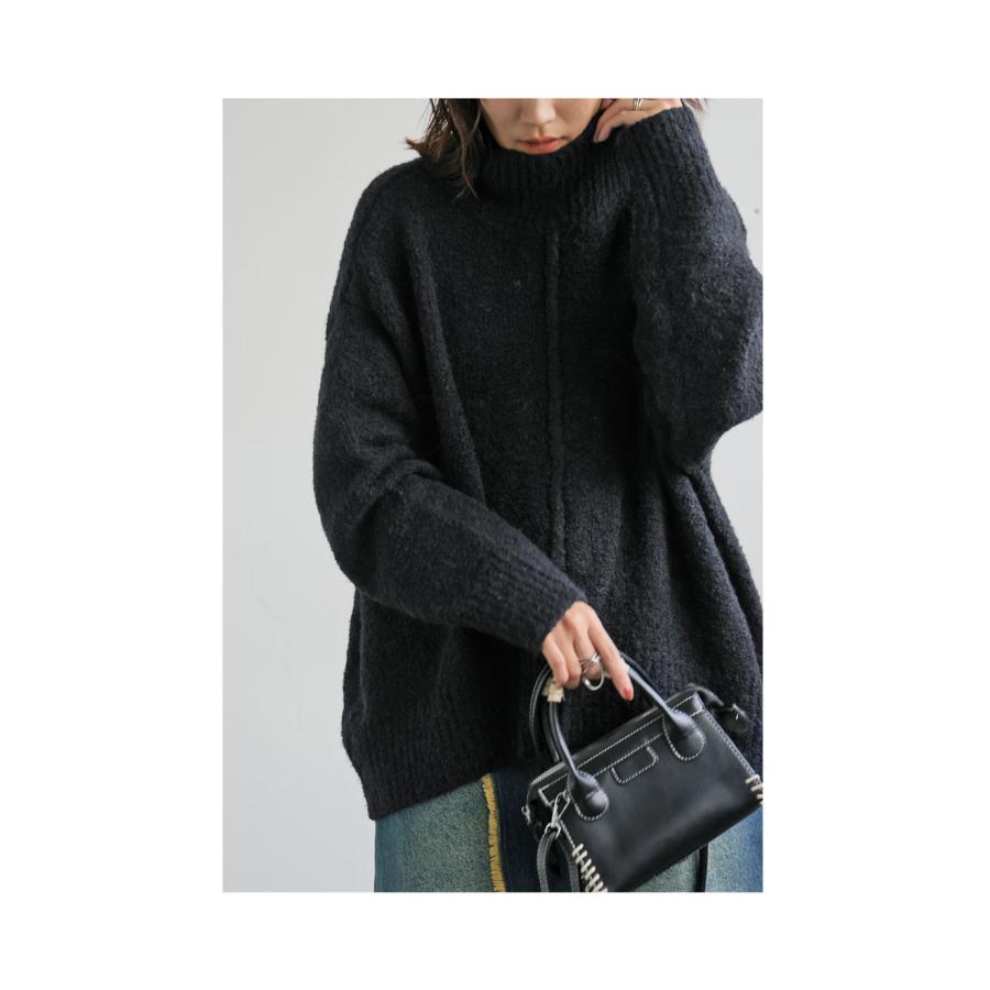 antiqua（アンティカ） ブークレハイネックニット ニット レディース