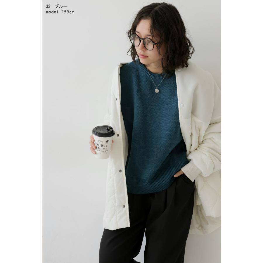 antiqua（アンティカ） ショート丈ニットトップス ニット レディース