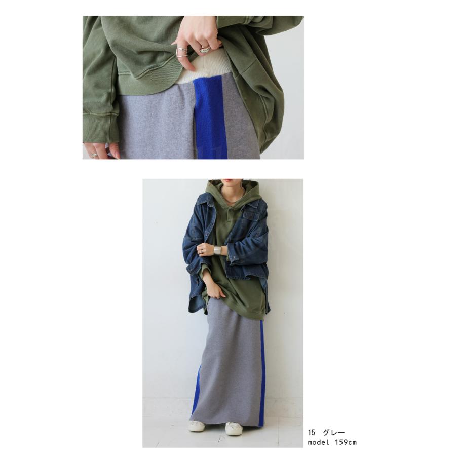 antiqua（アンティカ） ラインニットスカート スカート レディース