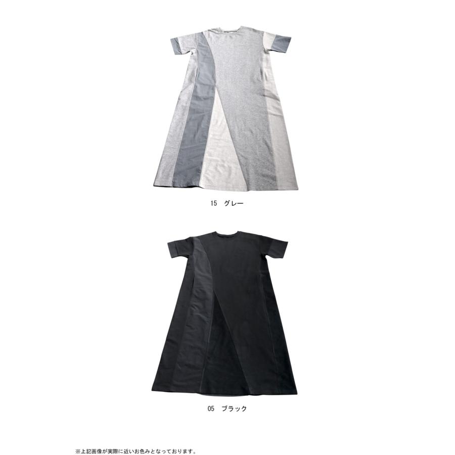 【新品未使用】Randy ギンガムドッキングAラインワンピース antiqua（アンティカ） 3素材切替ドッキングAラインワンピース 送料