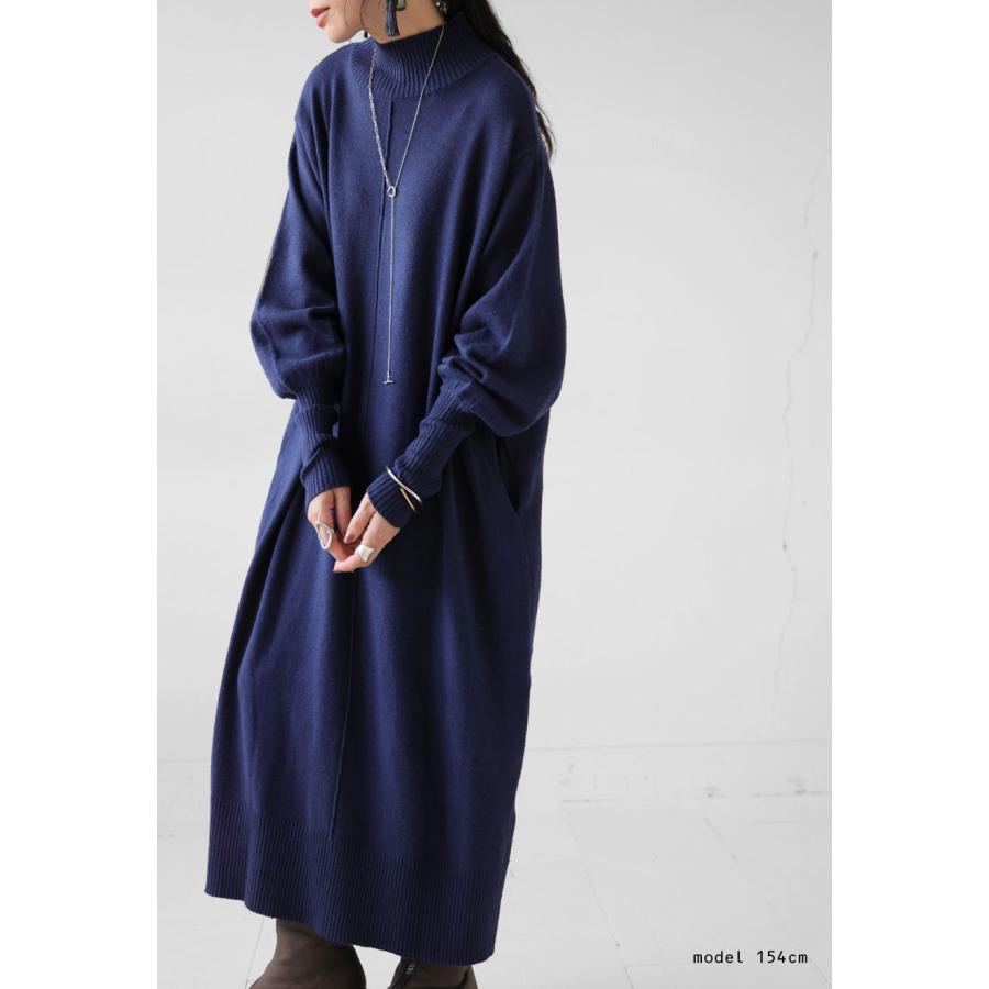 antiqua（アンティカ） マシュマロタッチ ニットワンピース レディース